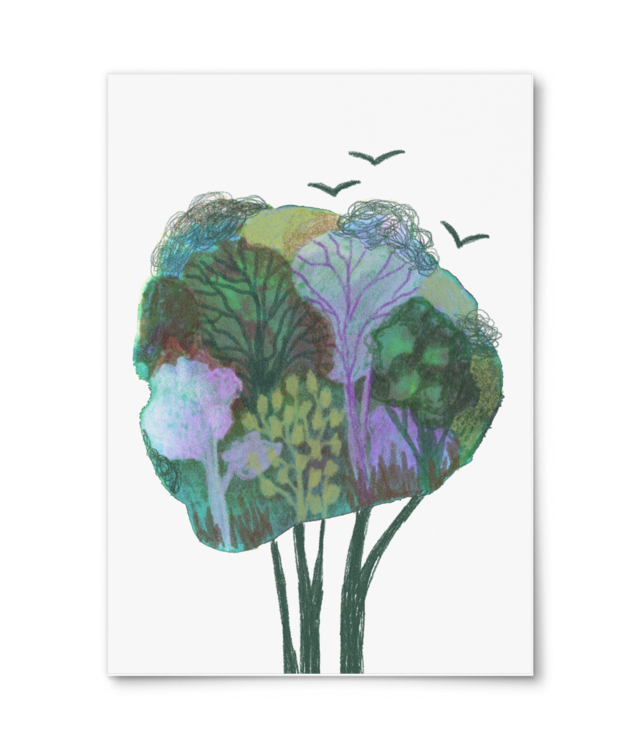 art print Instant Forest | William Turner | A4 Portrait