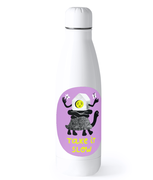 Hausi Gets Wise - Recipient Bidon Termic din Oțel Inoxidabil