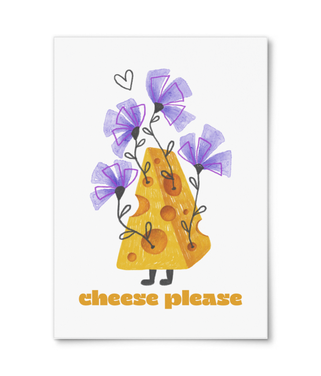 art print Cheese Please Photo Matt Fibre 200 | A4 Portrait