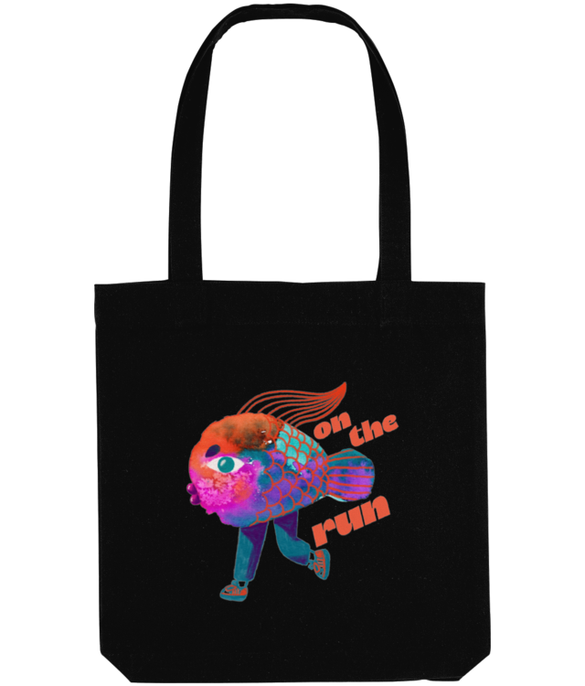 Fishy On The Run - Tote Bag