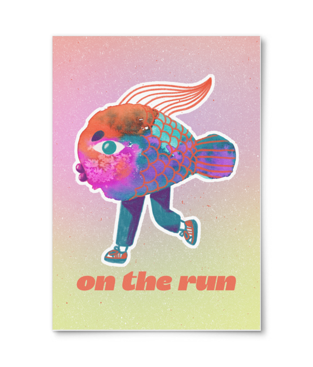 art print Fishy On The Run | William Turner | A4 Portrait