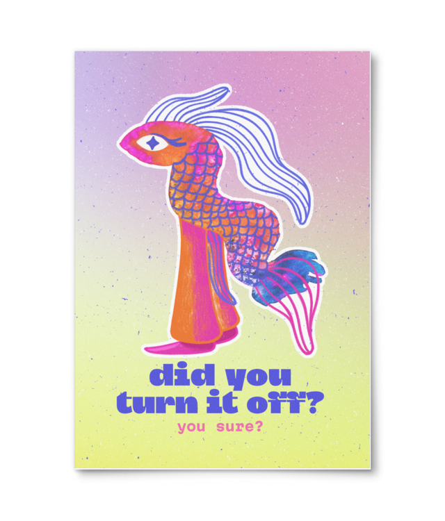 art print Fishy Anxiety | William Turner | A4 Portrait