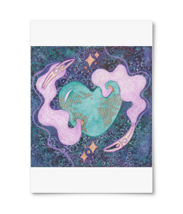 art print Salty Luv (21x21cm) William Turner | A4 Portrait