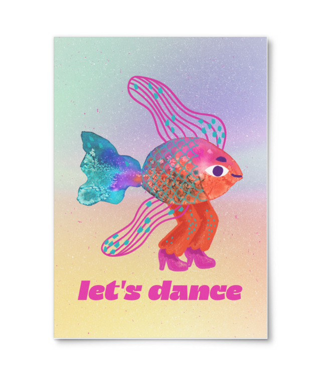 art print Fishy Dance - Photo Matt Fibre 200 | A4 Portrait