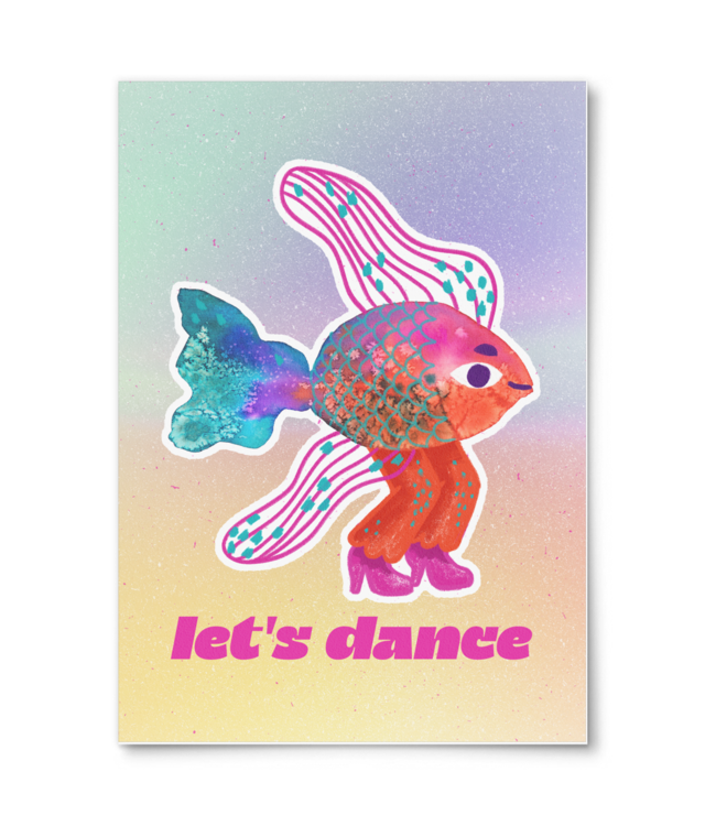 art print Fishy Dance | William Turner | A4 Portrait