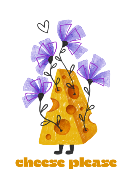 art print Cheese Please