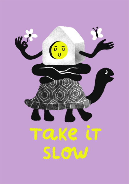 art print Hausi Gets Wise