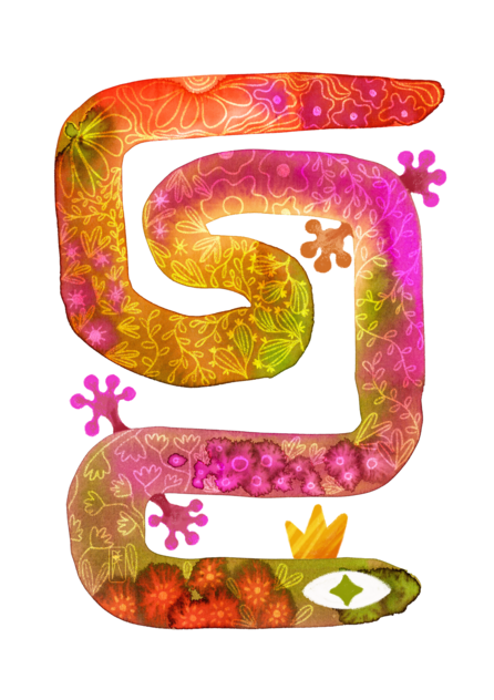 art print Long Live the Lizard