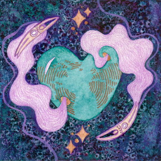 art print Salty Luv (21x21cm)