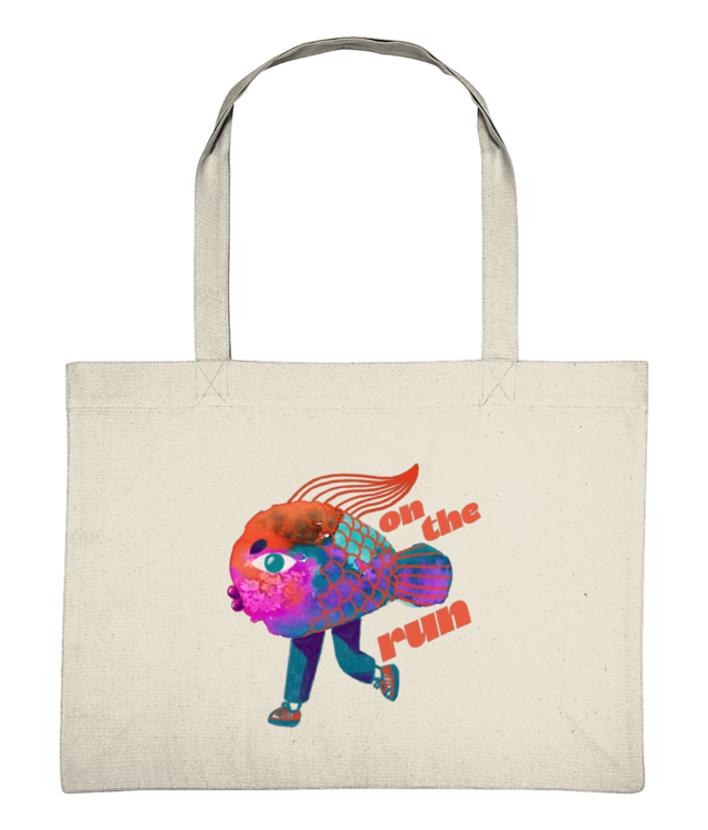 Fishy On The Run - Shopping Bag