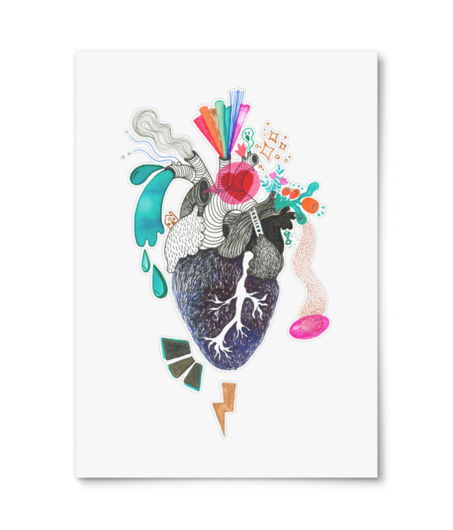 art print Heartexplodie | William Turner | A4 Portrait