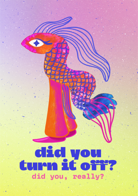 art print Fishy Anxiety