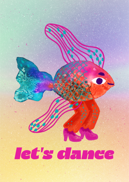 art print Fishy Dance