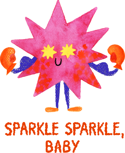 Sparkle Sparkle, Baby - black & navy