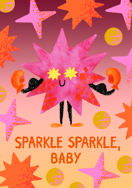 art print Sparkle Sparkle, Baby
