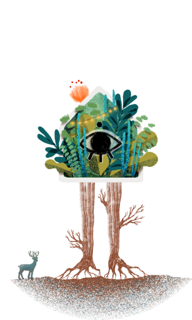 There is a place - black & navy