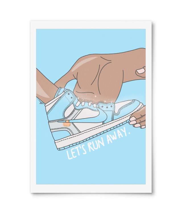 Let's run away, Cinderella Giclée Fine Art - Portrait | William Turner