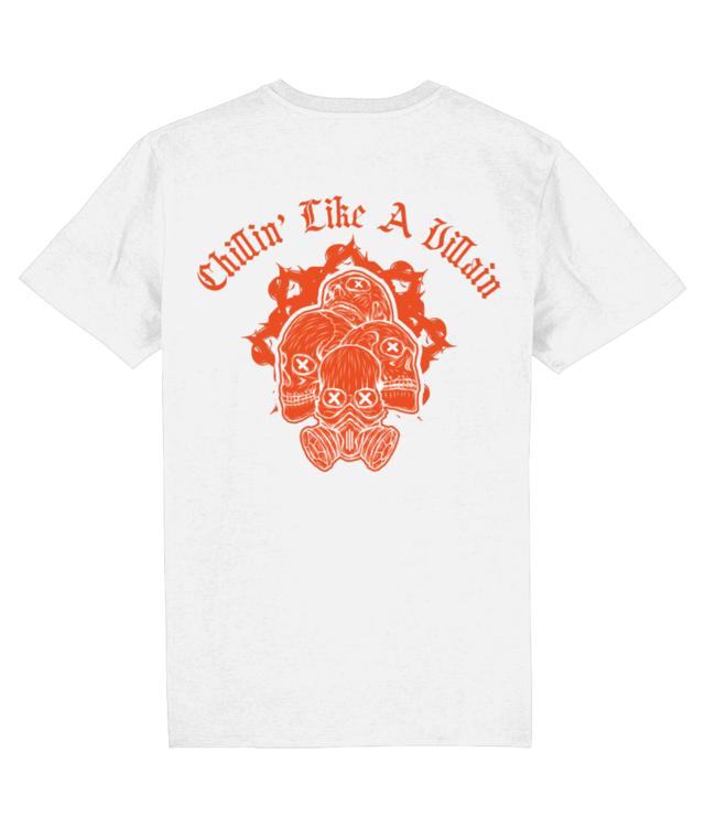 Chillin' Like A Villain  - 4Skulls (white T-shirt) Tricou Unisex De Bumbac Premium | Creator 2.0