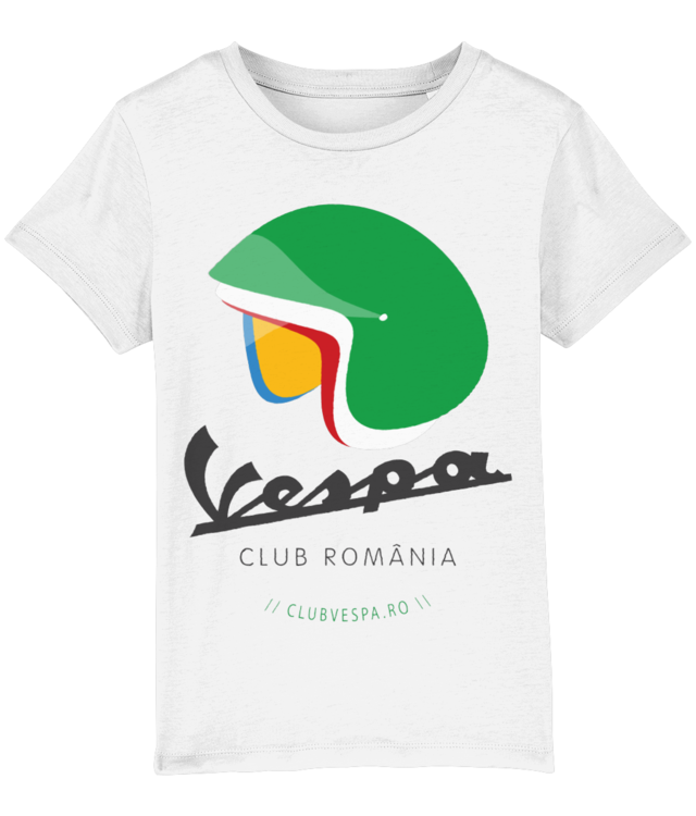 Vespa Club Romania Tricou De Bumbac Premium | Mini Creator 2.0