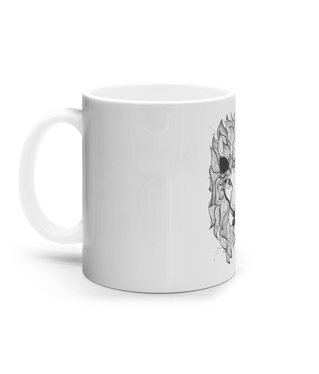 Leu Cana Ceramica Alba