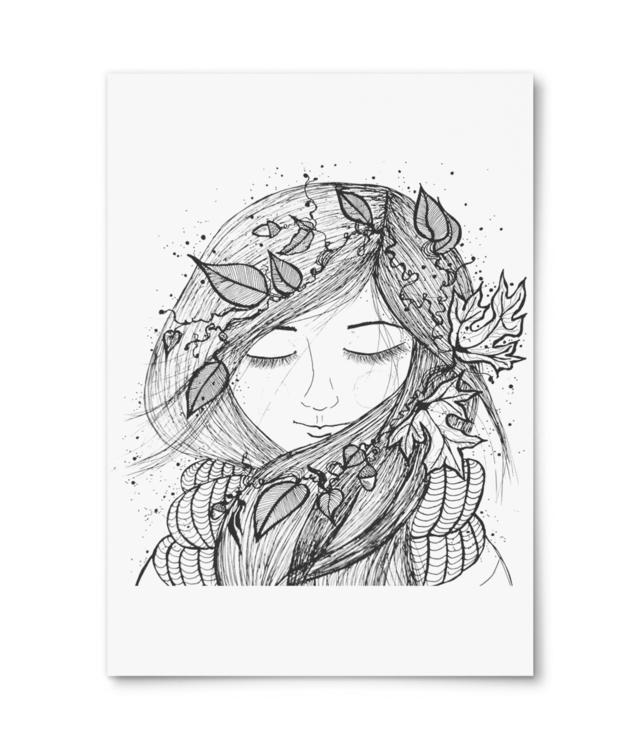 Lady Autumn Giclée Fine Art - Portrait | William Turner