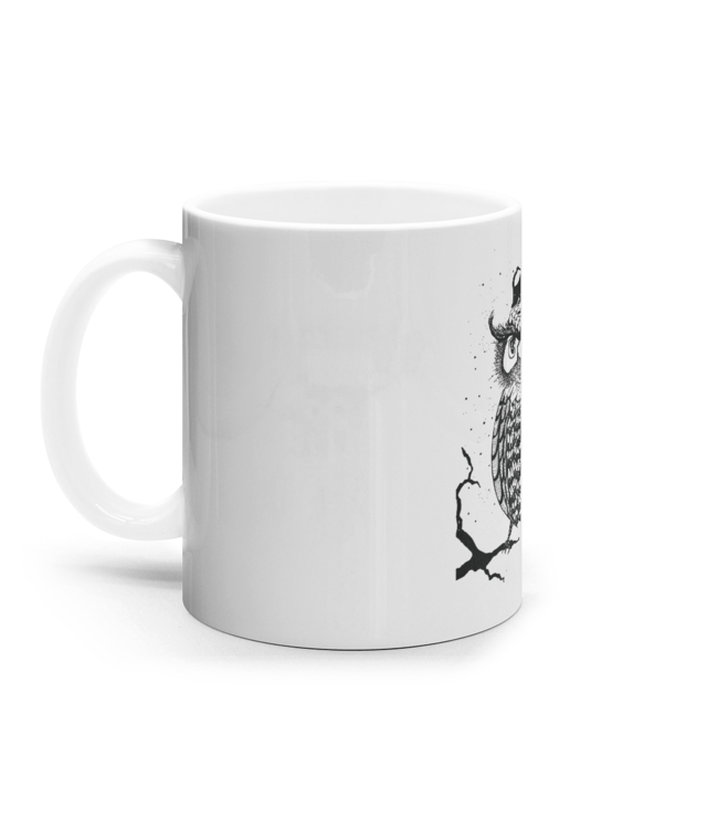 Owl Cana Ceramica Alba