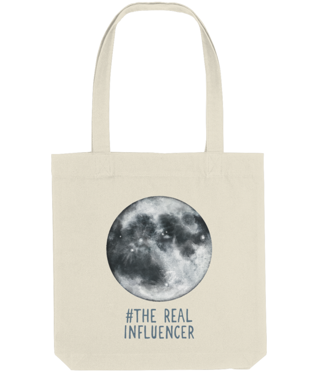 Moon. The real influencer Tote Bag