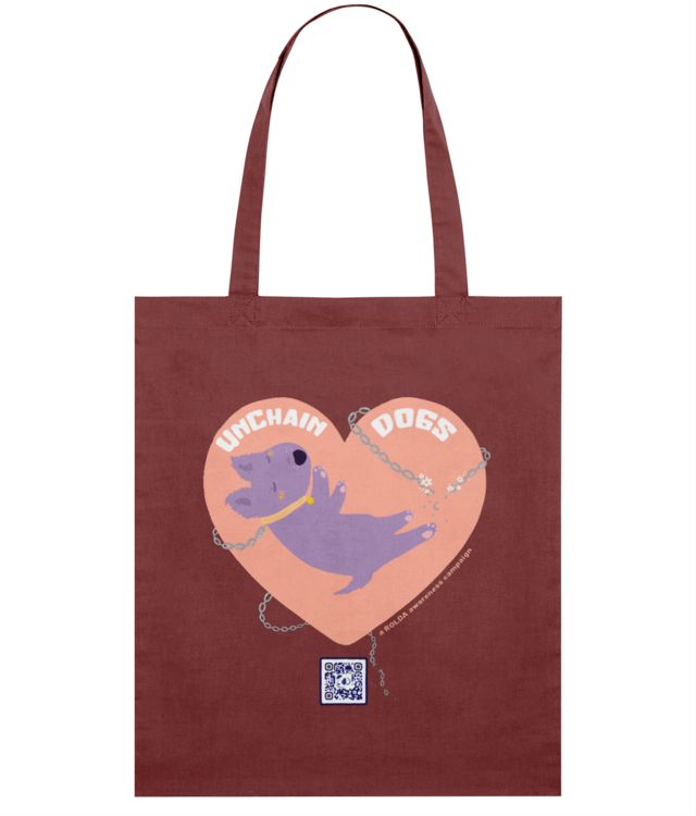 #UNCHAINDOGS_Light Tote Bag