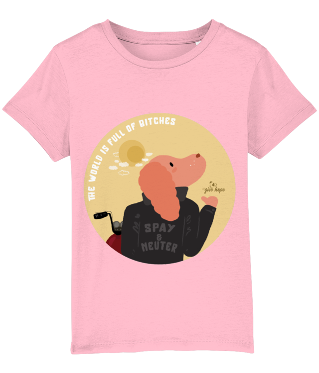 #ROLDADogs_Spay and Neuter_Mini Unisex T-Shirt made of Organic Cotton