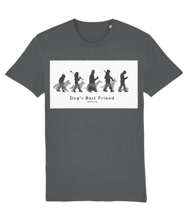 #ROLDADogs _Dog's best friend_Unisex T-Shirt made of Organic Cotton