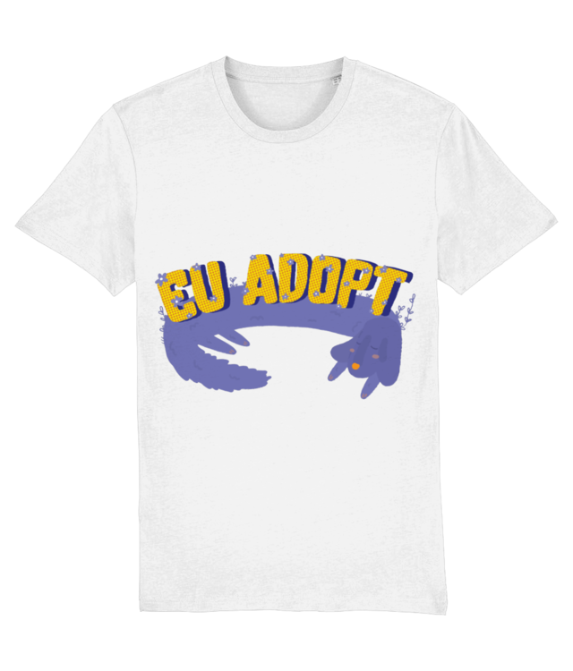 #ROLDADogs_Eu adopt_Tricou Unisex din Bumbac Organic