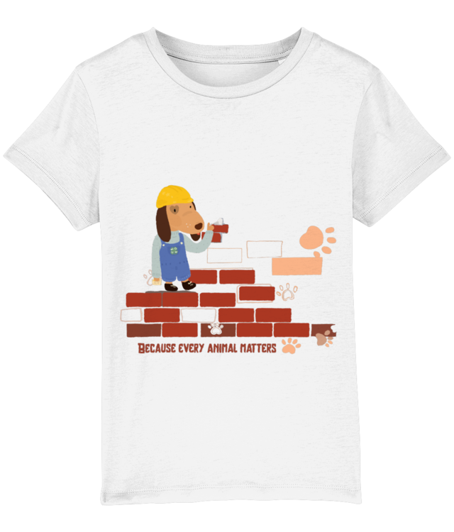 #PawzUp_Because every animal matters_Mini Unisex T-Shirt made of Organic Cotton