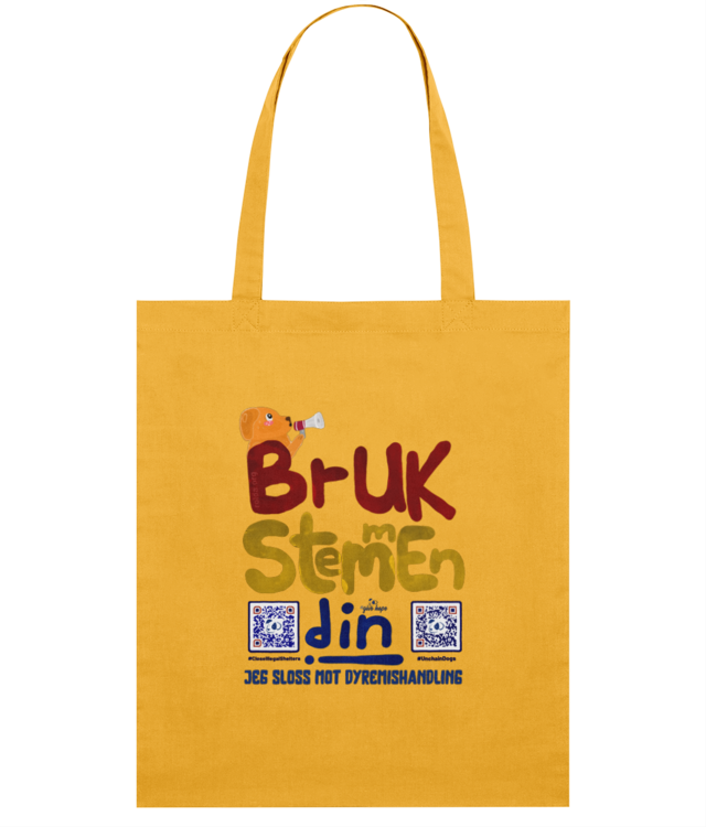 #UNCHAINDOGS_Bruk stemmen din_Light Tote Bag