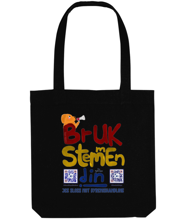 #UNCHAINDOGS_Bruk stemmen din_Tote Bag
