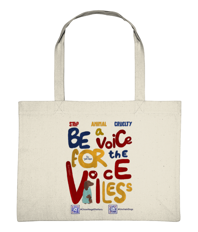 #ROLDADogs _Be a voice for the voiceless_Shopping Bag