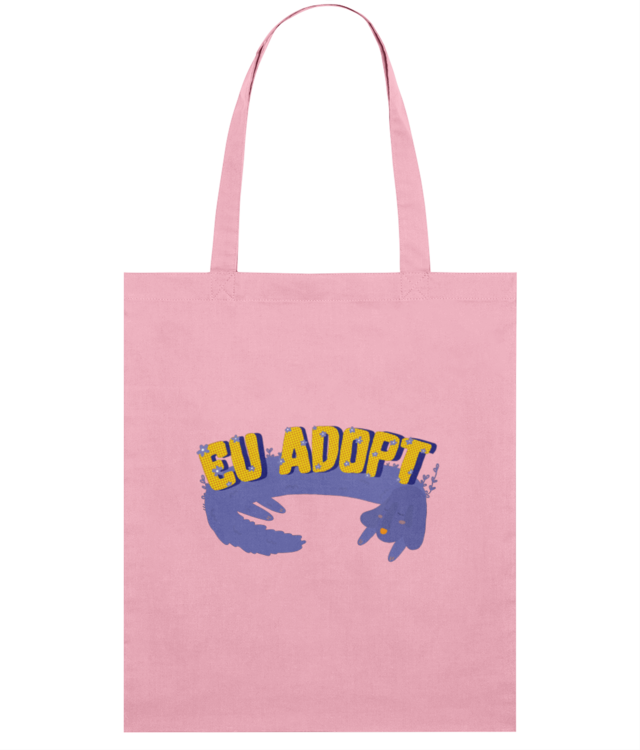 #ROLDADogs_ Eu adopt_Light Tote Bag