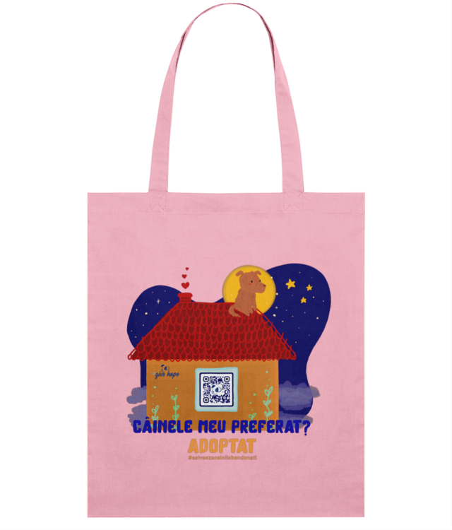 #SusținROLDA_Câinele meu preferat_Light Tote Bag