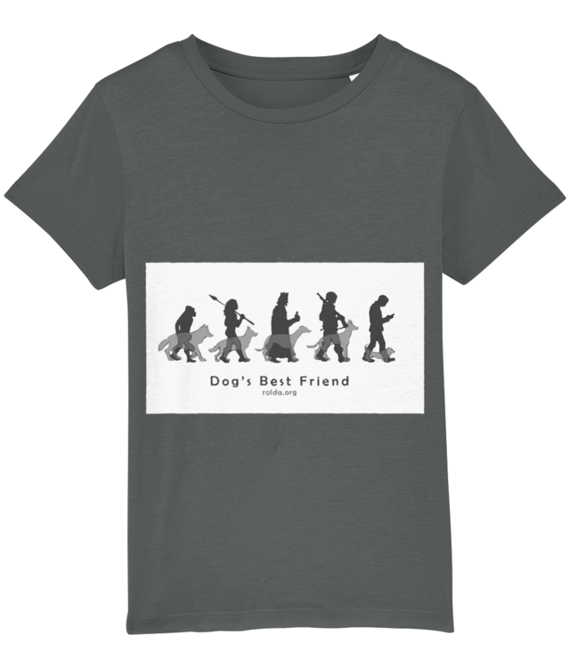 #ROLDADogs _Dog's best friend_Mini Unisex T-Shirt made of Organic Cotton