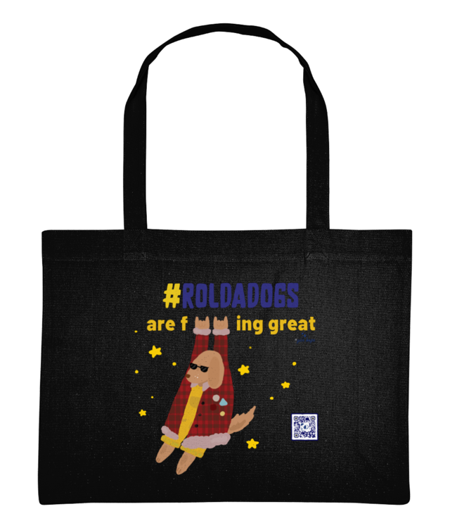 #UNCHAINDOGS_F-ing great_Shopping Bag