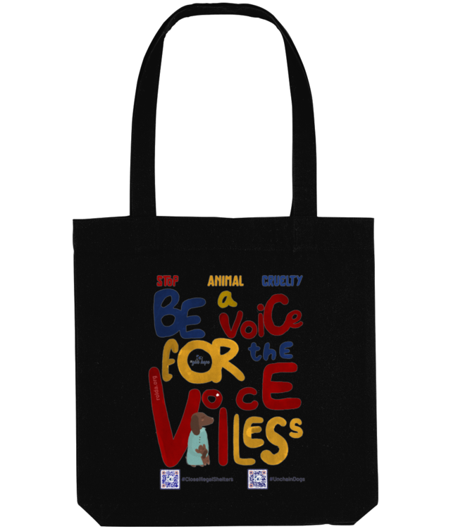#UNCHAINDOGS_Be the voice for the voiceless_Tote Bag