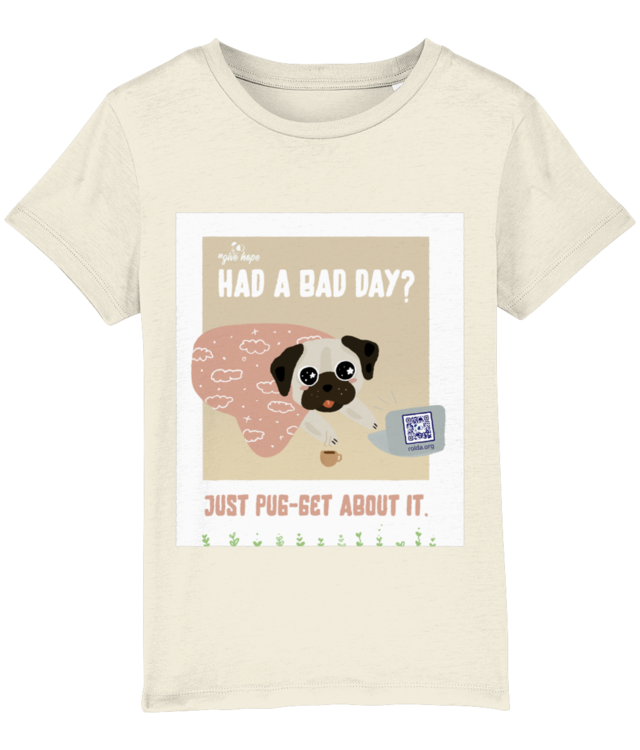 #ROLDADogs_Pugget_Mini Unisex T-Shirt made of Organic Cotton