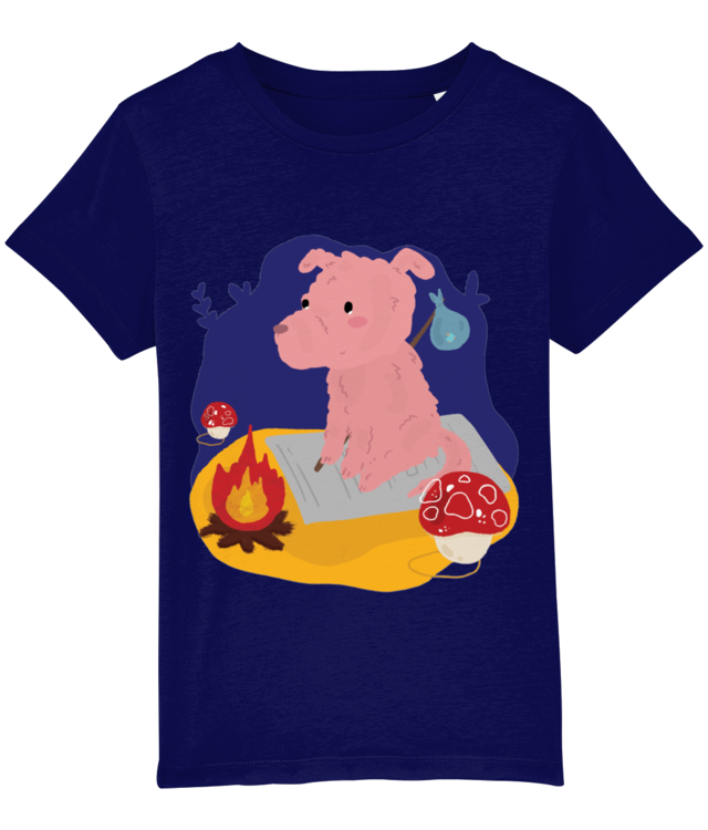 #SusținROLDA_Sponsorizez un câine fără stăpân_Tricou Mini Unisex din Bumbac Organic