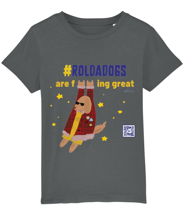 #UNCHAINDOGS_F-ing great_Mini Unisex T-Shirt made of Organic Cotton