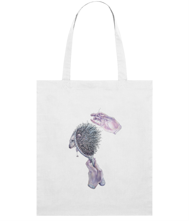 Hedgehog brush | Light Tote Bag