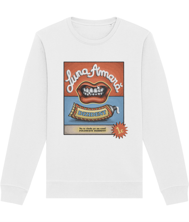 Dizident-white Bluză Unisex Essential | Roller
