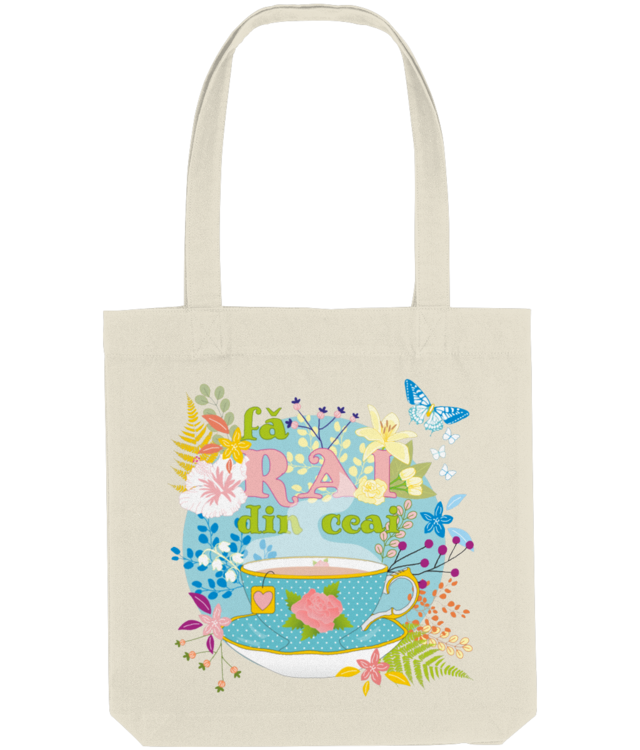 Fă rai din ceai Tote Bag