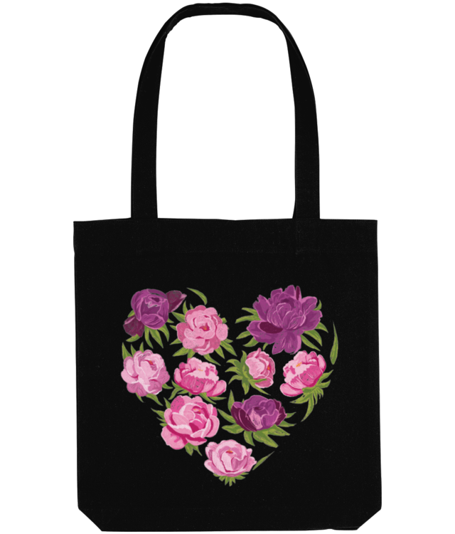 Inima Bujori Tote Bag