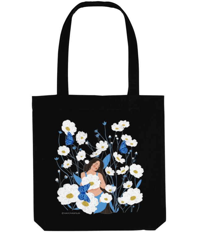 Flori si Fluturi Tote Bag