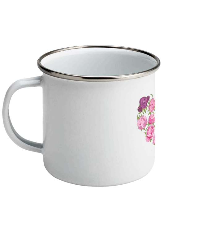 Inima Bujori Cana Emailata