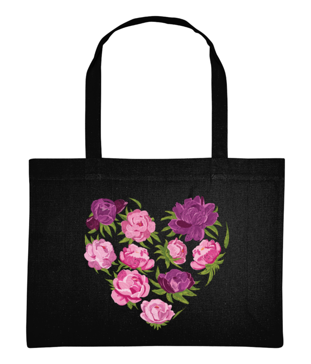 Inima Bujori Shopping Bag